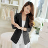 Fashion Slim Blazers Women Autumn New Suit Jacket Female Work Office Lady Suit Pocket Business Notched Blazer Coat Plus Size 5XL