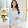 Fashion Slim Blazers Women Autumn New Suit Jacket Female Work Office Lady Suit Pocket Business Notched Blazer Coat Plus Size 5XL
